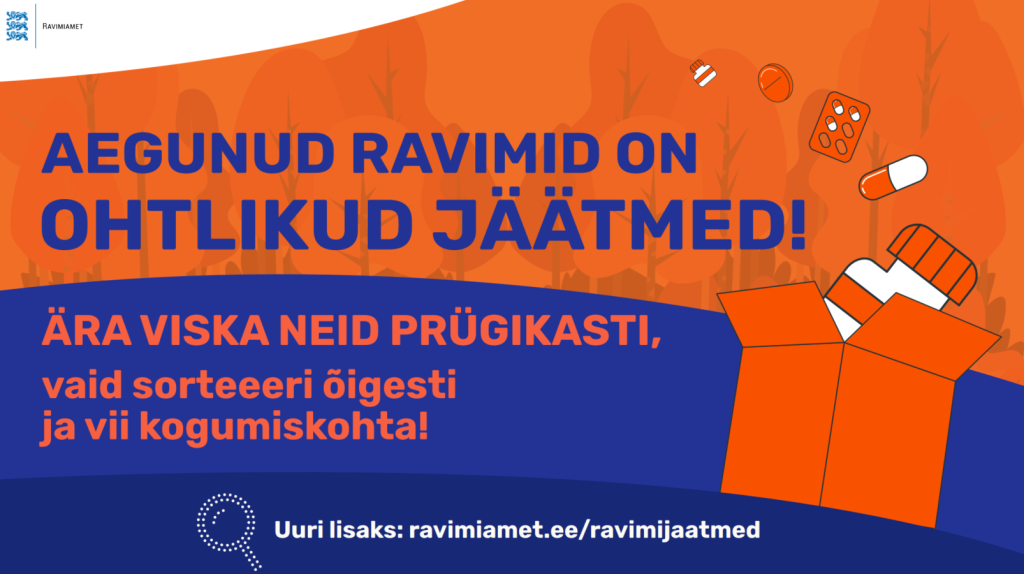 Aegunud ravimid on ohtlikud jäätmed