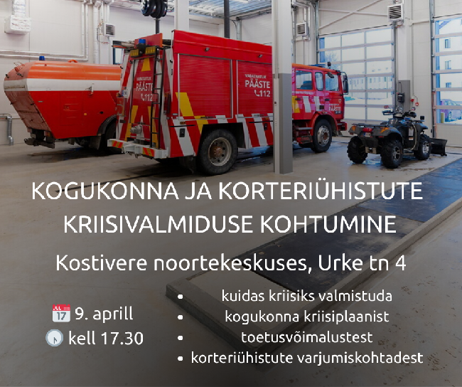Kriisivalmidus kogukondadele