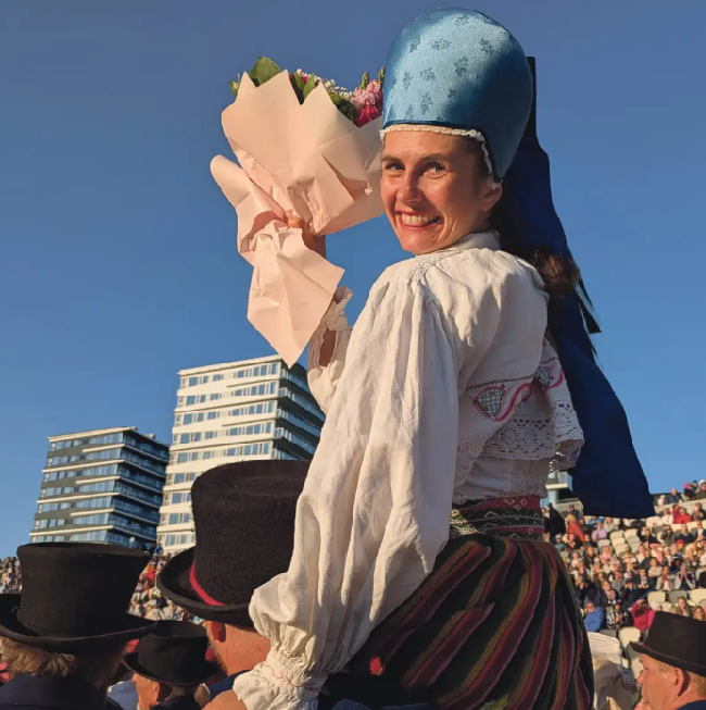 Mirjam Sirkas möödunud suvisel tantsupeol
