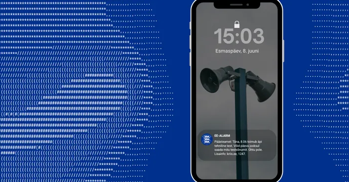 Päästeamet saadab täna mobiiliäppidesse testteavitusi. Foto: Päästeamet