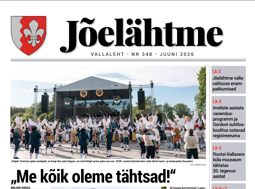 Jõelähtme juunikuu vallaleht 2026