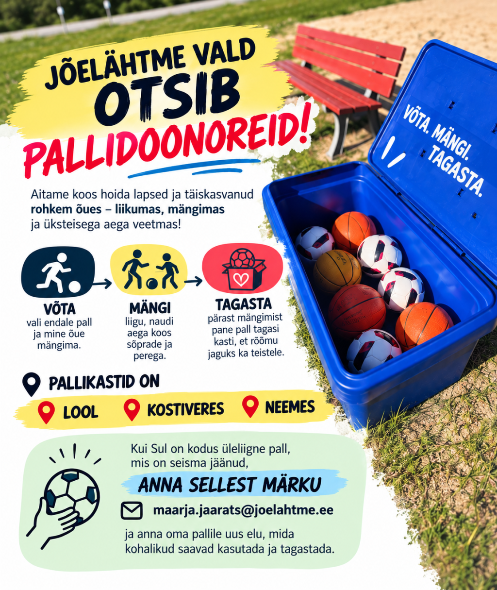 Jõelähtme valla pallidoonorite üleskutse